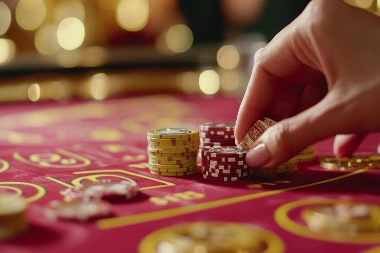 Mobile access to draws and live tables Mobile device showing Jakarta Lottery draw results and live roulette table interface