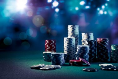 Baccarat table interface with real-time score tracking Baccarat table layout with dealer and live-score interface